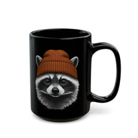 Load image into Gallery viewer, Raccoon Beanie Coffee Cup (11oz/15oz)