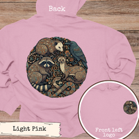 Load image into Gallery viewer, Woodland Animals Circle Art Hoodie