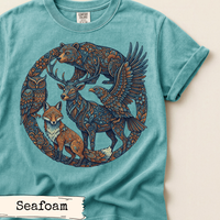 Load image into Gallery viewer, Woodland Animal Circle Art