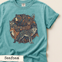 Load image into Gallery viewer, Woodland Animal Mandala Art