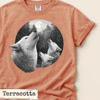 Load image into Gallery viewer, Howling Wolf Shirt front