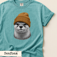 Load image into Gallery viewer, Otter Beanie Shirt