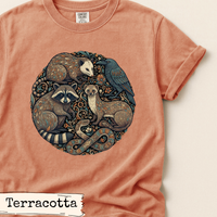 Load image into Gallery viewer, Woodland Animals Circle Art Shirt