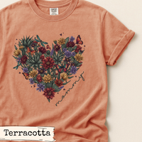 Load image into Gallery viewer, Wildflower Butterfly Heart Shirt