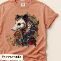 Load image into Gallery viewer, Opossum Floral Art Design