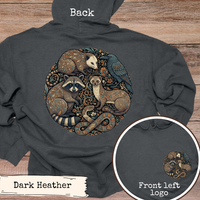 Load image into Gallery viewer, Woodland Animals Circle Art Hoodie