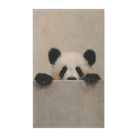 Load image into Gallery viewer, Peekaboo Panda Tea Towel | Cute Panda Face Kitchen Towel