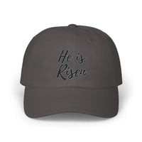 Load image into Gallery viewer, He Is Risen Dad Cap — Christian Easter Embroidered Baseball Hat