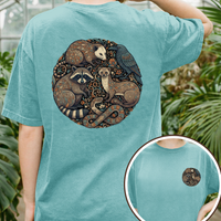 Load image into Gallery viewer, Woodland Animals Circle Shirt
