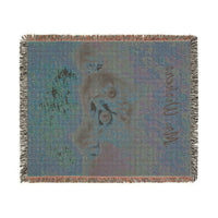Load image into Gallery viewer, Peekaboo Tabby Cat Woven Blanket | Personalized Name Option, Cozy Throw