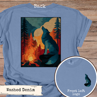 Load image into Gallery viewer, Wolf Campfire Shirt