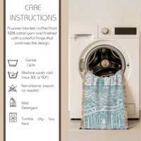 Load image into Gallery viewer, America 250th Anniversary Gift – Woven Cotton Capitol Blanket