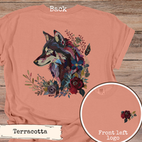 Load image into Gallery viewer, Floral Wolf Jewel Tone