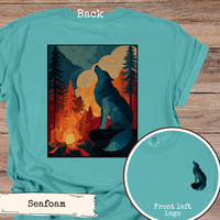 Load image into Gallery viewer, Wolf Campfire Shirt
