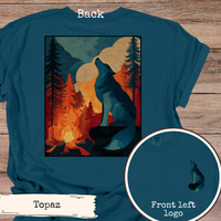 Load image into Gallery viewer, Wolf Campfire Shirt