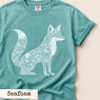 Load image into Gallery viewer, White Floral Fox