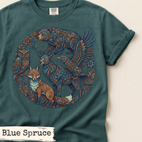 Load image into Gallery viewer, Woodland Animal Circle Art