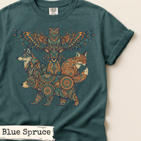 Load image into Gallery viewer, Woodland Animal Totem Art
