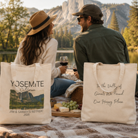 Load image into Gallery viewer, Yosemite National Park Tote Bag – Personalized Canvas Mountain Souvenir