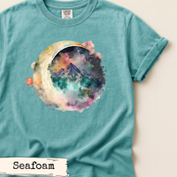 Load image into Gallery viewer, Watercolor Crescent Moon