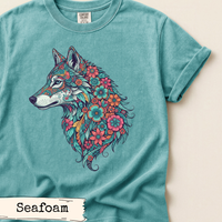 Load image into Gallery viewer, Pastel Floral Wolf