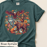 Load image into Gallery viewer, Floral Wildlife Art Shirt