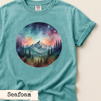 Load image into Gallery viewer, Watercolor Mountain Forest
