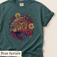 Load image into Gallery viewer, Capybara Flower Shirt