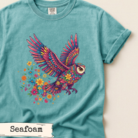 Load image into Gallery viewer, Floral Owl Nature Shirt