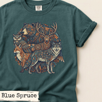 Load image into Gallery viewer, Woodland Animal Mandala Art