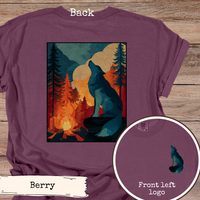 Load image into Gallery viewer, Wolf Campfire Shirt