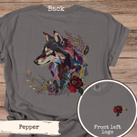 Load image into Gallery viewer, Floral Wolf Jewel Tone