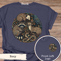 Load image into Gallery viewer, Woodland Animals Circle Shirt