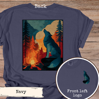 Load image into Gallery viewer, Wolf Campfire Shirt