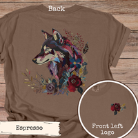 Load image into Gallery viewer, Floral Wolf Jewel Tone