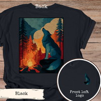 Load image into Gallery viewer, Wolf Campfire Shirt
