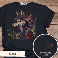 Load image into Gallery viewer, Floral Wolf Jewel Tone