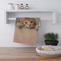 Load image into Gallery viewer, Mr. Whiskers Kitten Tea Towel | Cute Cat Illustration, Kitchen Linen