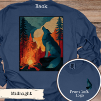 Load image into Gallery viewer, Wolf Campfire Shirt