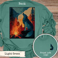 Load image into Gallery viewer, Wolf Campfire Shirt