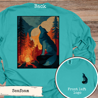 Load image into Gallery viewer, Wolf Campfire Shirt