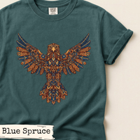 Load image into Gallery viewer, Floral Eagle Art Shirt