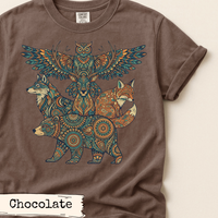 Load image into Gallery viewer, Woodland Animal Totem Art