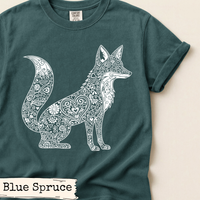 Load image into Gallery viewer, White Floral Fox