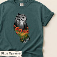 Load image into Gallery viewer, Owl Forest Silhouette