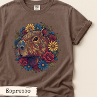 Load image into Gallery viewer, Capybara Flower Shirt