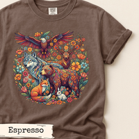 Load image into Gallery viewer, Floral Wildlife Art Shirt