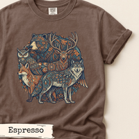 Load image into Gallery viewer, Woodland Animal Mandala Art