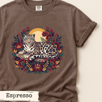 Load image into Gallery viewer, Snow Leopard Shirt – Wilderness Nature Design with Rustic Mountain Wildlife