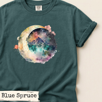 Load image into Gallery viewer, Watercolor Crescent Moon